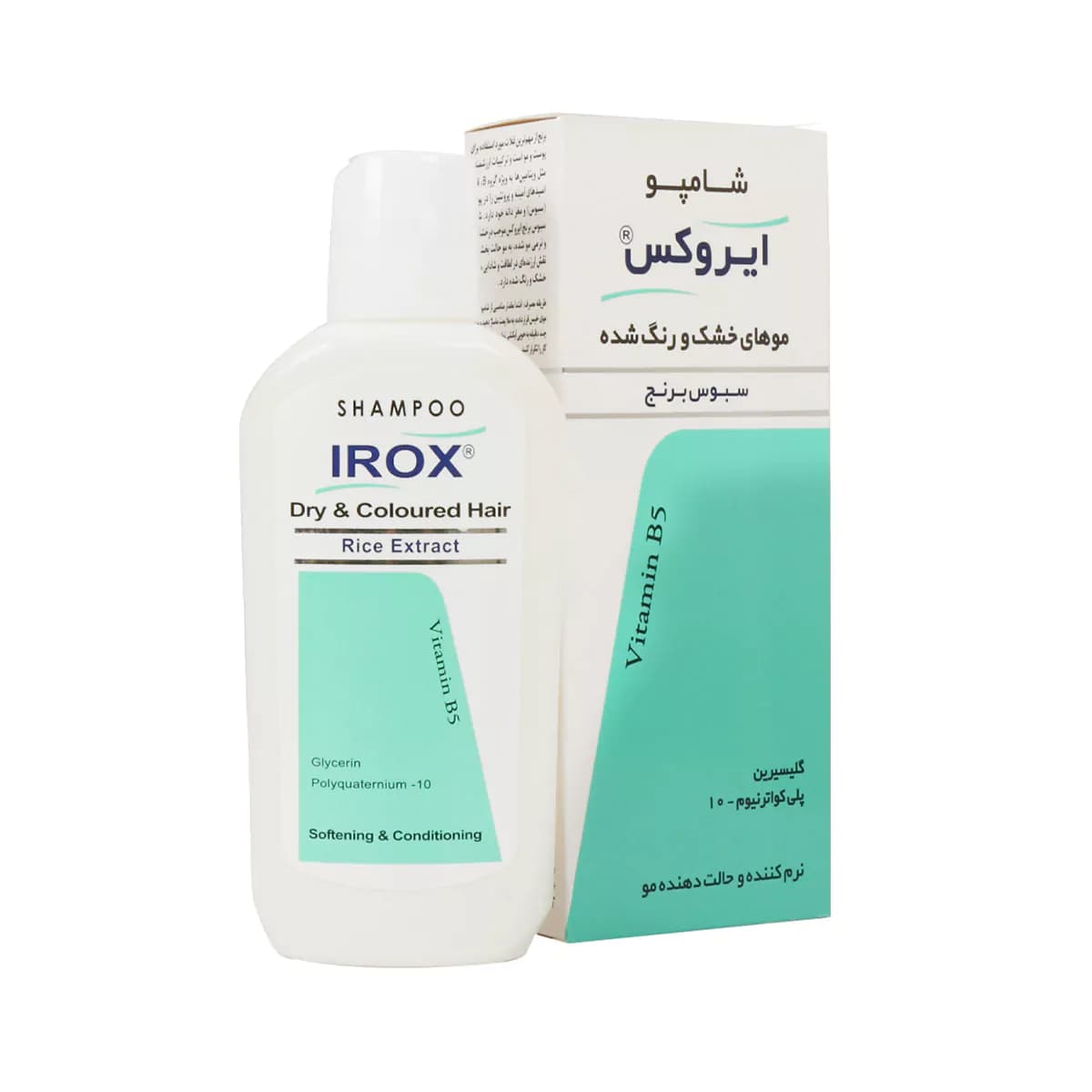 شامپو سبوس برنج مناسب موهای خشک و رنگ شده حجم ۲۰۰ گرم ایروکس