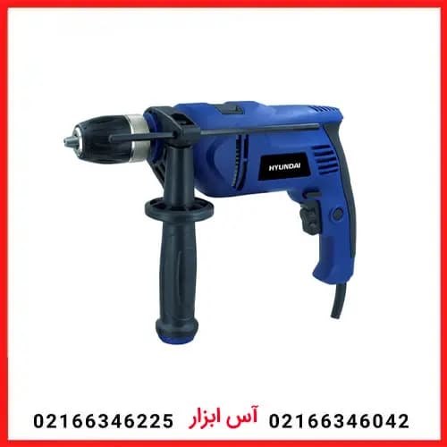 دریل 13 میلی متر چکشی سه نظام اتوماتیک دیمردار هیوندای مدل HP853-A