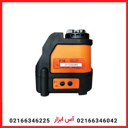 تراز لیزری دوخط نور سبز پی ام مدل DLG2
