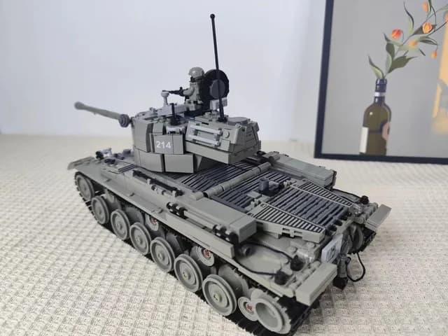لگو تانک نظامی پاتون مدل Patton Tank برند KAZI کد KY82059 — تصویر ۵