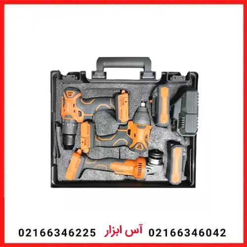 کیت سه دستگاه شارژی 2 آمپر آنکور مدل E.A.W