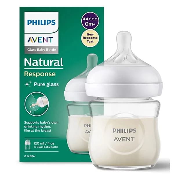 شیشه شیر فیلیپس اونت Avent پیرکس 2 قطره نوزادی حجم 120 میلی
