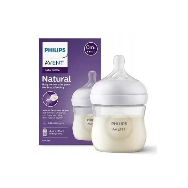 شیشه شیر فیلیپس اونت Avent طلق 2 قطره نوزادی حجم 125 میلی — تصویر ۲