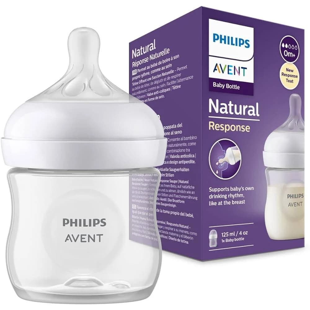 شیشه شیر فیلیپس اونت Avent طلق 2 قطره نوزادی حجم 125 میلی