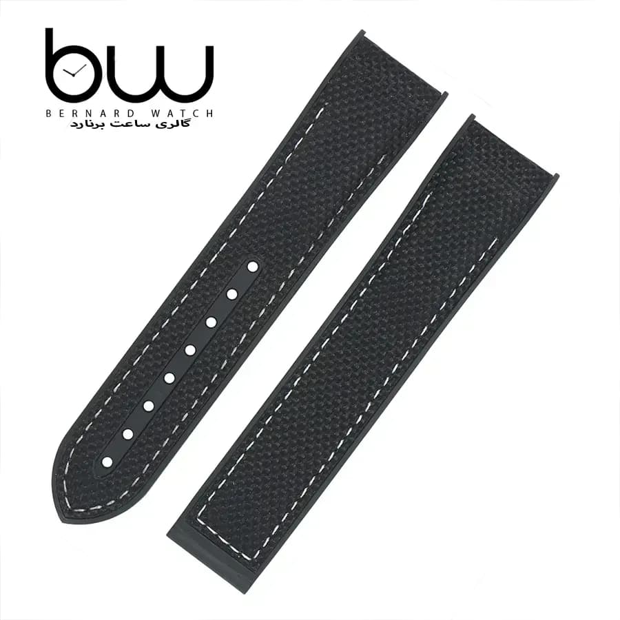 بند ساعت مچی امگا مشکی |OMEGA Strap