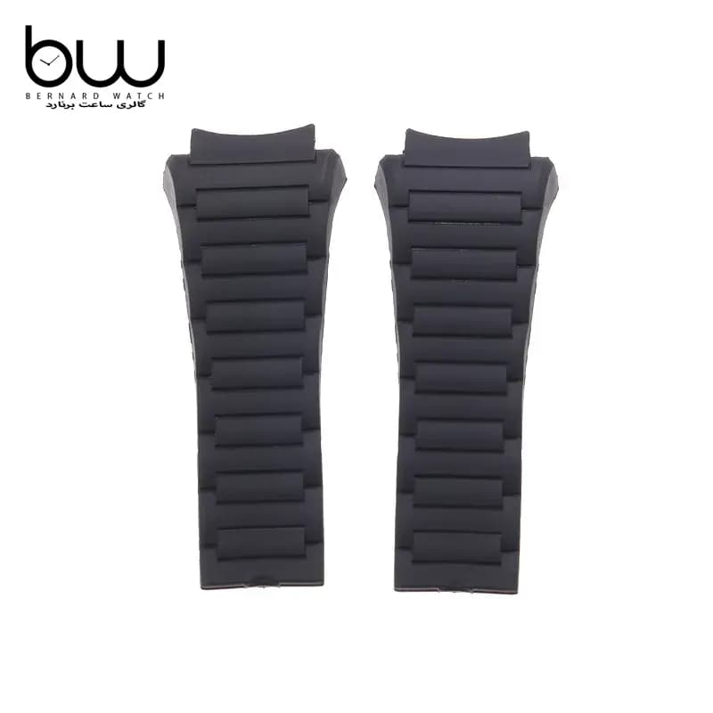بند رابر ساعت مچی پورشه دیزاین مشکی | Porsche Design P6620 Strap