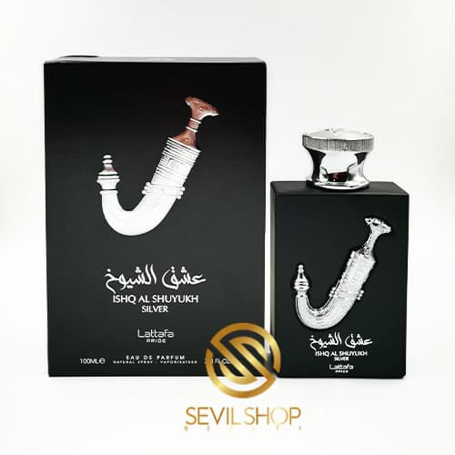 ادکلن عشق الشیوخ سیلور نقره ای لطافه پراید Lattafa Pride Ishq al shuyukh silver