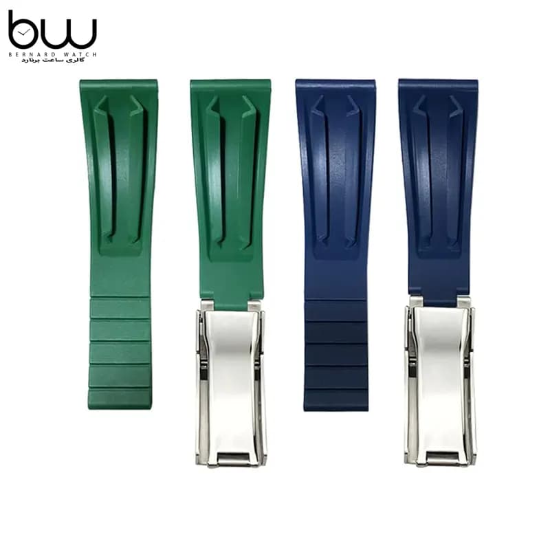 بند رابر ساعت مچی رولکس سبز|Rolex Strap — تصویر ۲