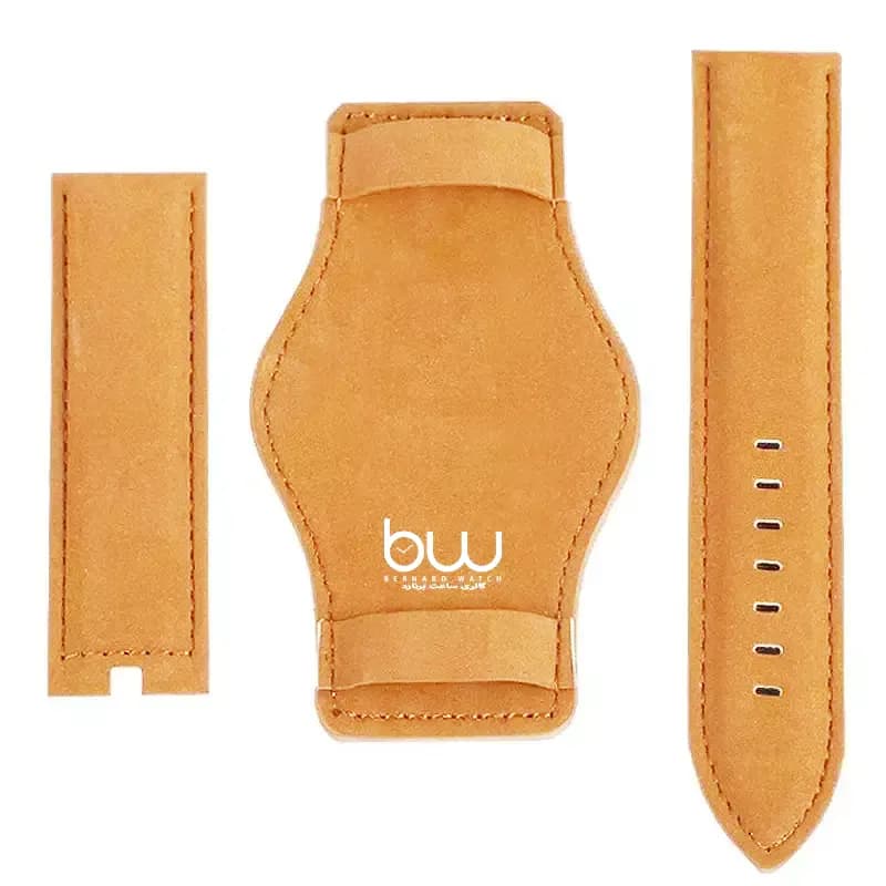بند ساعت مچی پورشه دیزاین عسلی| PORSCHE DESIGN Strap