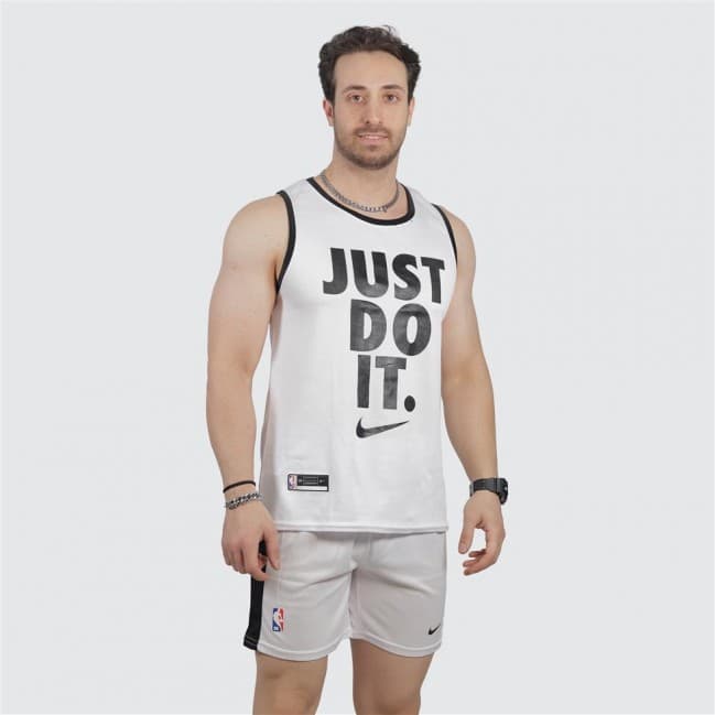 ست مردانه تاپ حلقه ای و شلوارک سوزنی just do it کد 51010 تکی