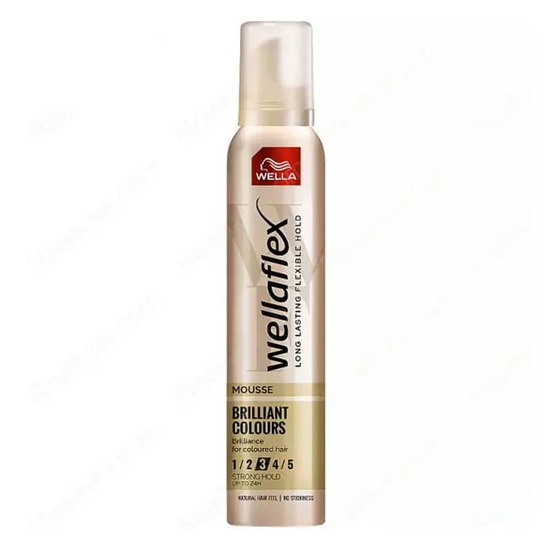 موس فر کننده مو ولا شماره 3 Wella Wellaflex Curls & Waves حجم 200میل
