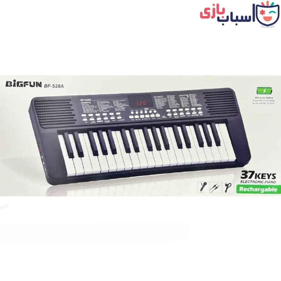 ارگ bgfun 37کلید سایزبزرگ 528 — تصویر ۳
