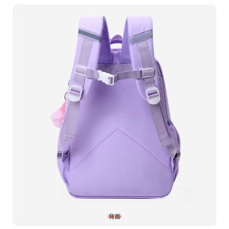 کوله پشتی مدرسه مدل فانتزی کرومی کد k6721 به همراه آویز — تصویر ۵