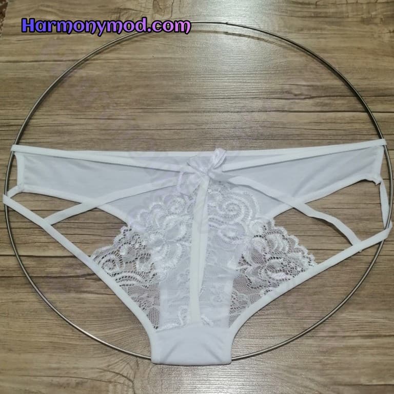 شورت زنانه هارنس دار مدل پشت گیپور نخ پنبه کد 809 — تصویر ۴