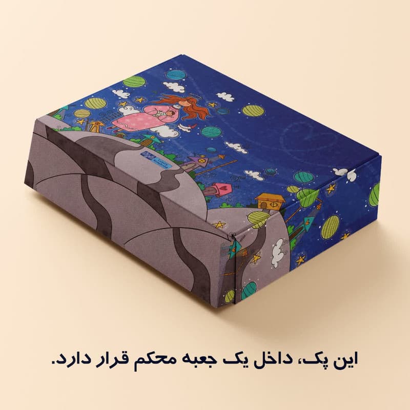 بسته لوازم تحریر دایان مدل آنجل کد 5 بسته 4 عددی — تصویر ۵