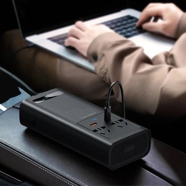 اینورتر خودرو بیسوس مدل CGNB000101 توان 500W — تصویر ۳