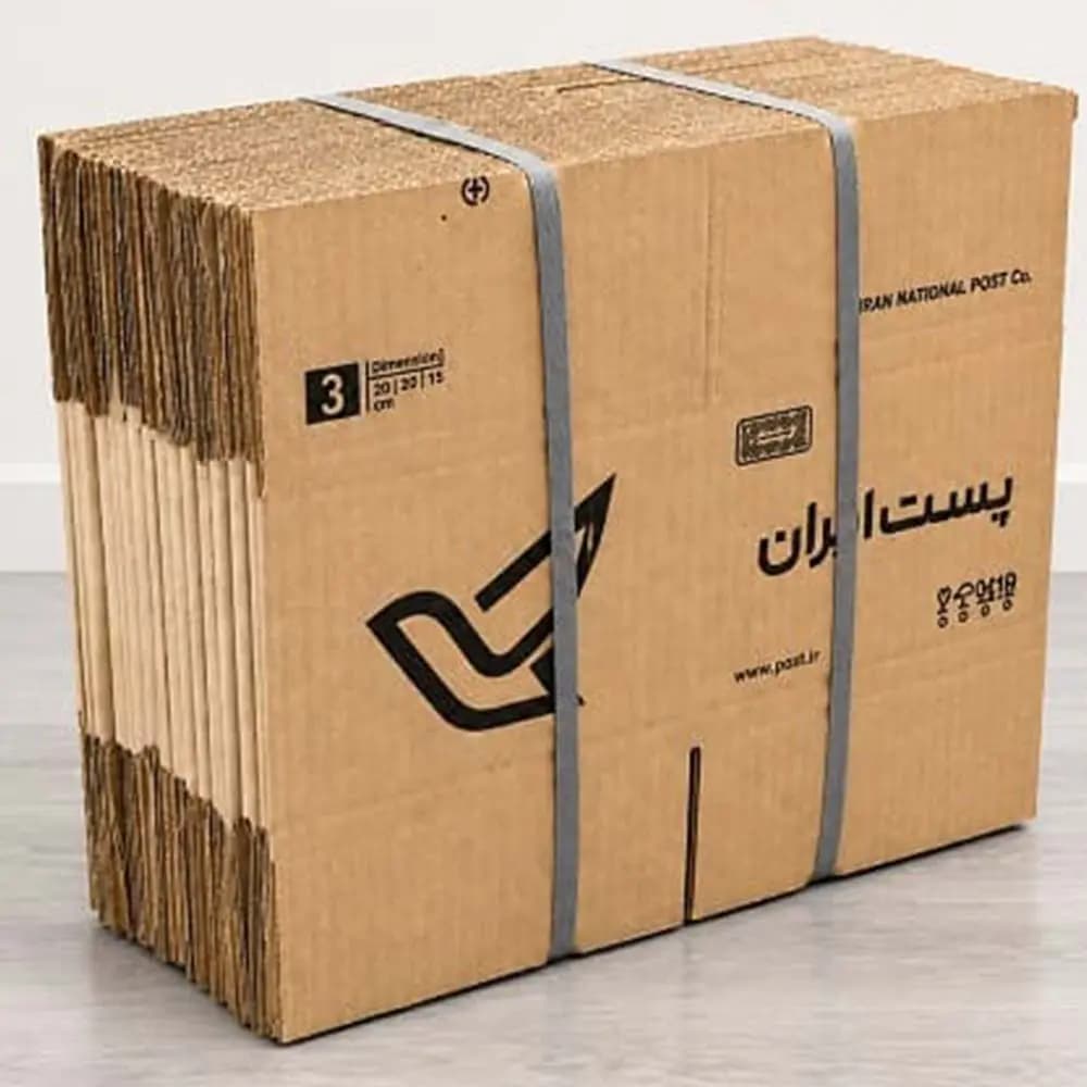 کارتن پستی سایز 3 بسته 20 عددی ابعاد (20 × 20 × 15) سانت — تصویر ۳