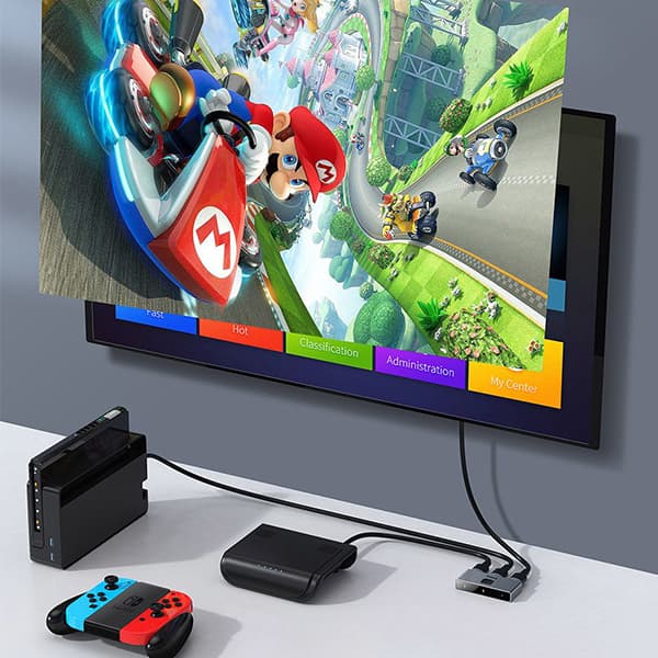 هاب 2 پورت HDMI باسئوس مدل CAHUB-BC0G — تصویر ۵