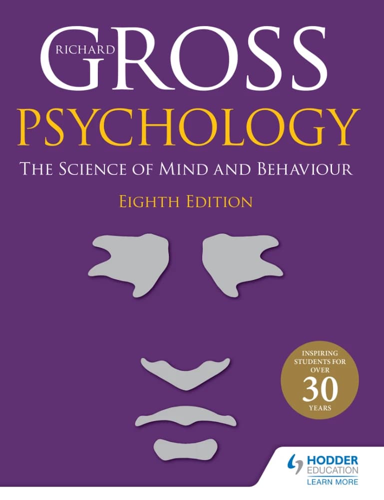 کتاب روانشناسی علم ذهن و رفتار (Psychology The Science of Mind and Behaviour) نسخه انگلیسی PDF | ریچارد گراس