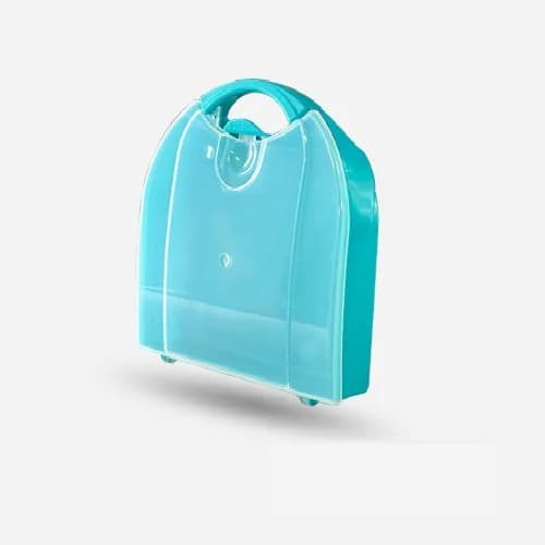 کیف پلاستیکی سایز 4 فیروزه ای — تصویر ۳