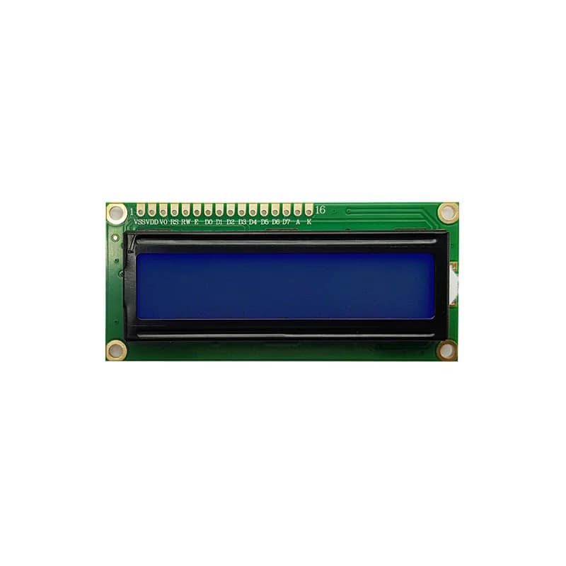 LCD کاراکتری 2×16 با بک لایت آبی
