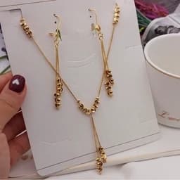 سرویس آلبرنادو آبکاری طلای واقعی جنس کاملا ظریف — تصویر ۲