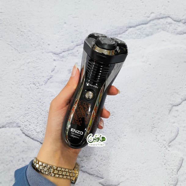 ماشین اصلاح سه تیغ حرفه ای انزو EN-9309 — تصویر ۴