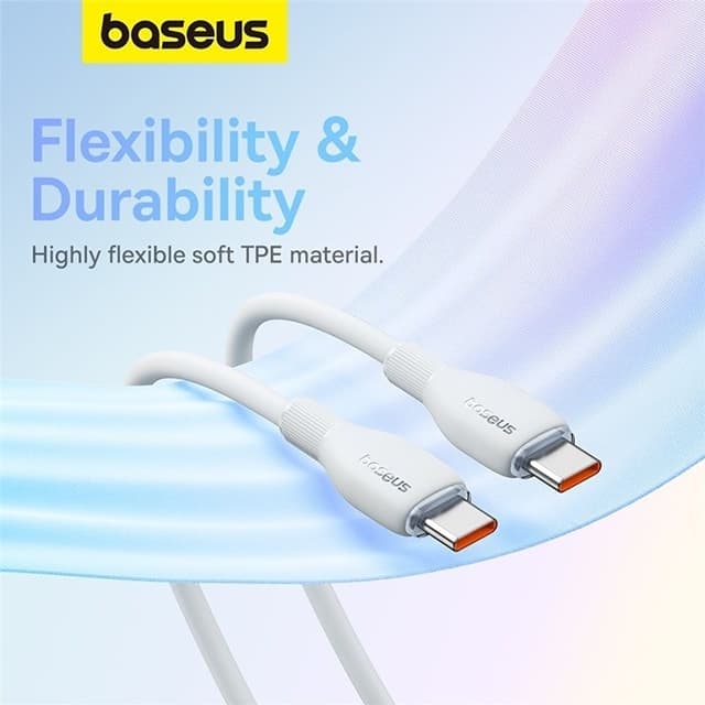 کابل تایپ سی باسئوس مدل BASEUS P10355702221-B2 PD 100W — تصویر ۴