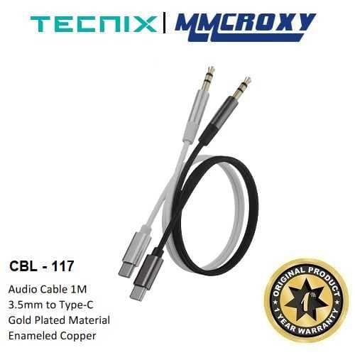 کابل Aux به Type-c مدل Tecnix cbl-117