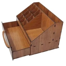 نظم دهنده (جعبه) لوازم التحریر (چوبی) — تصویر ۳