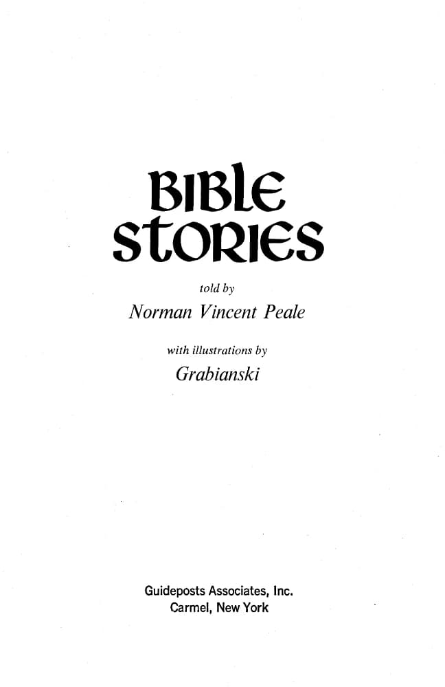 کتاب داستان های کتاب مقدس (Bible Stories) نسخه انگلیسی PDF | نورمن وینسنت پیل