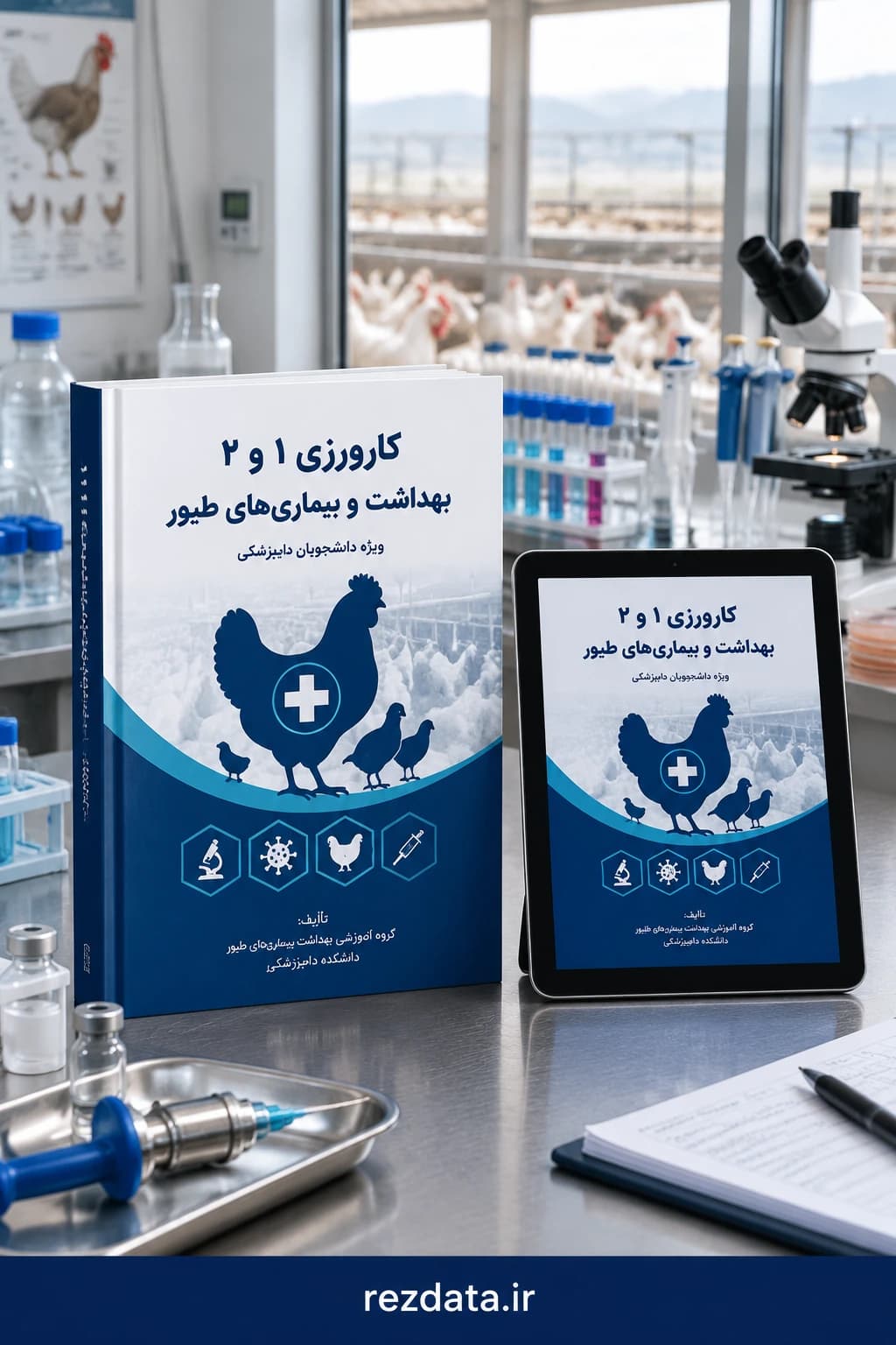 دانلود فایل متنی کارورزی 1 و 2 طیور ( نسخه پی دی اف PDF)