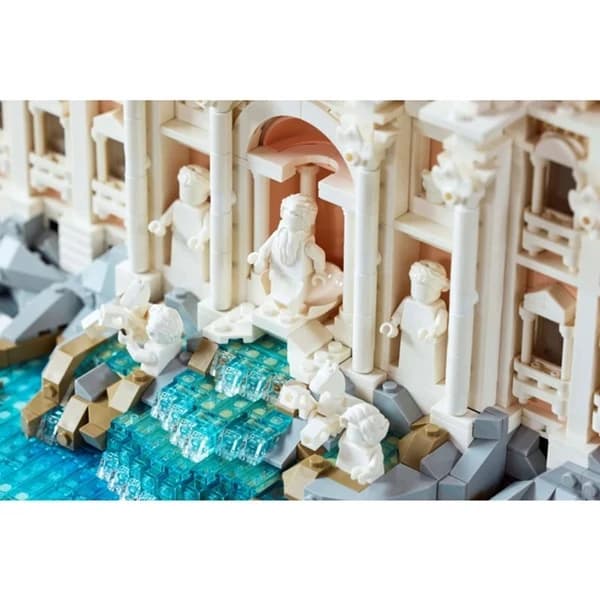 لگو معماری آبنما تروی trevi fountain تعداد قطعات 1880 شماره 32296 — تصویر ۳