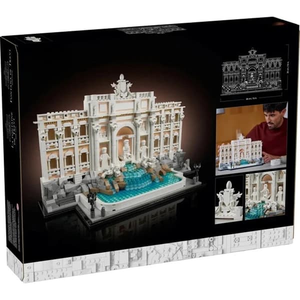لگو معماری آبنما تروی trevi fountain تعداد قطعات 1880 شماره 32296 — تصویر ۴