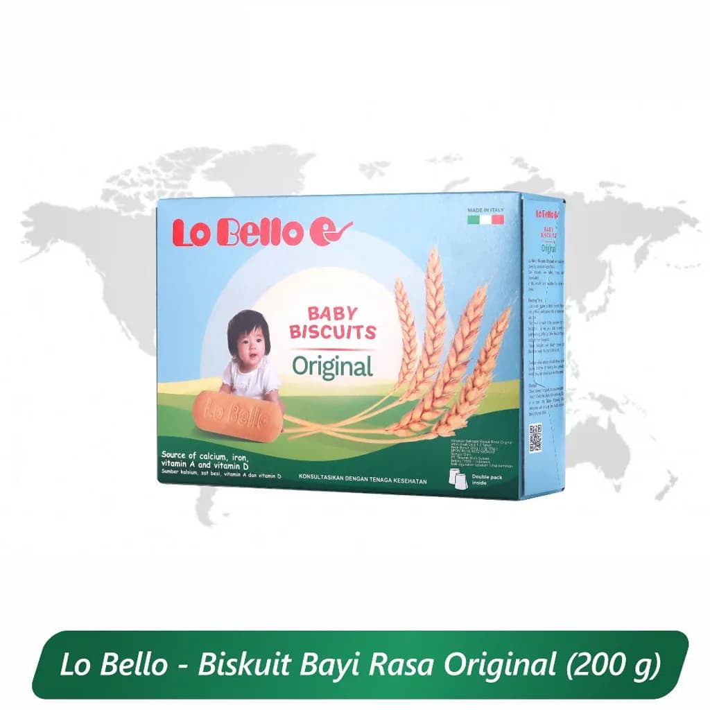 بیسکوییت گندم 6+ماه 200گرم لوبلو LoBello — تصویر ۲