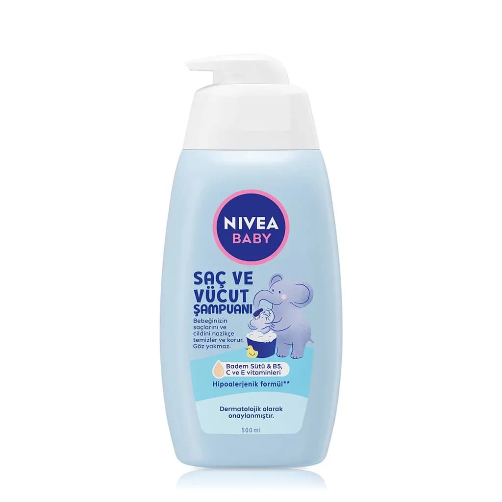 شامپو سروبدن 500میل ارگانیک ترکیه نیوا Nivea
