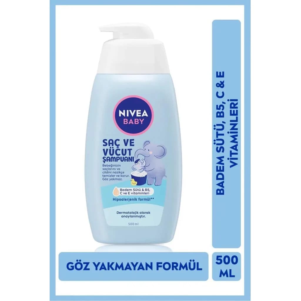 شامپو سروبدن 500میل ارگانیک ترکیه نیوا Nivea — تصویر ۵
