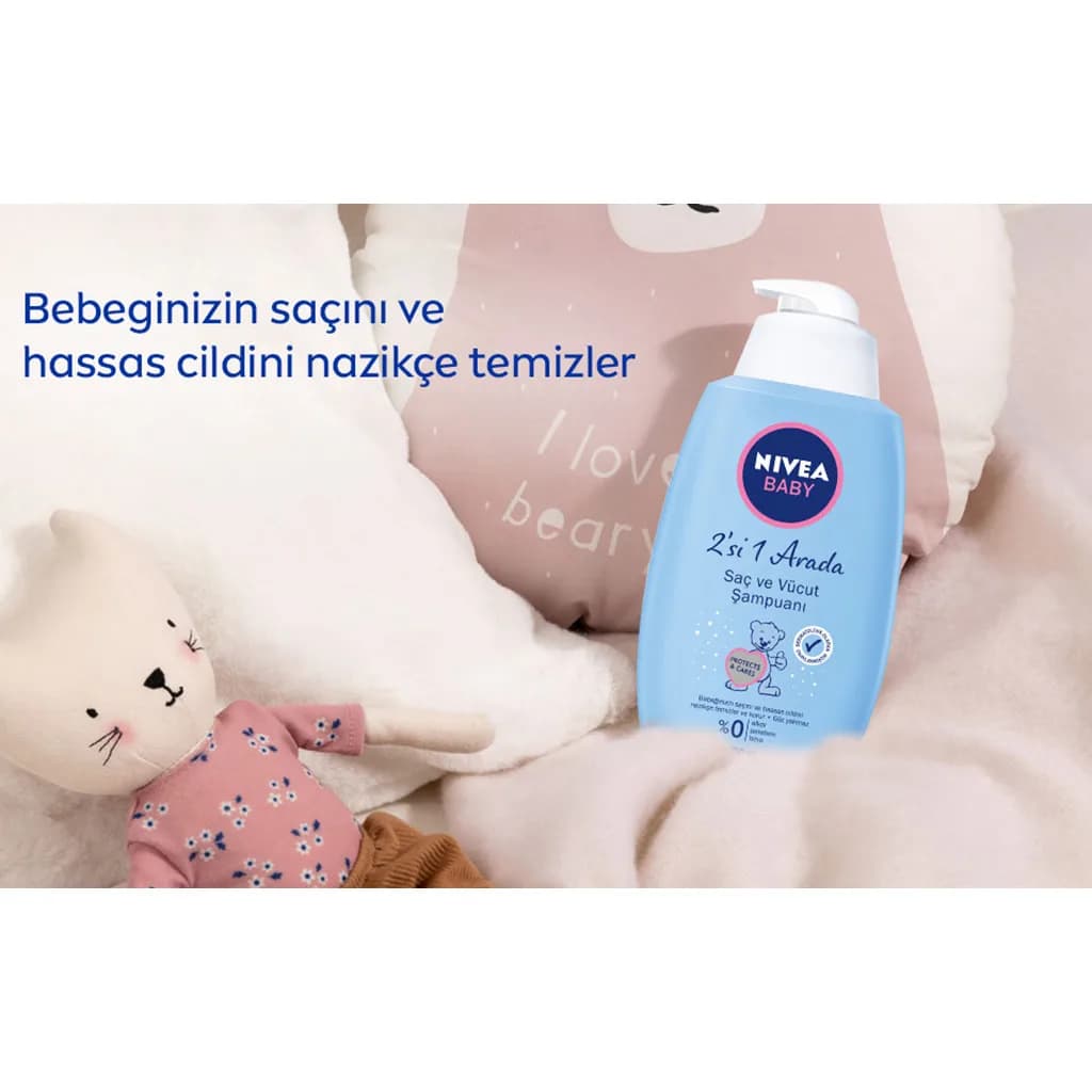شامپو سروبدن 500میل ارگانیک ترکیه نیوا Nivea — تصویر ۳