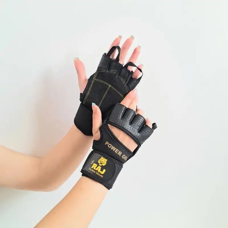 دستکش کف بند بدنسازی راج RAJ وارداتی DB-325