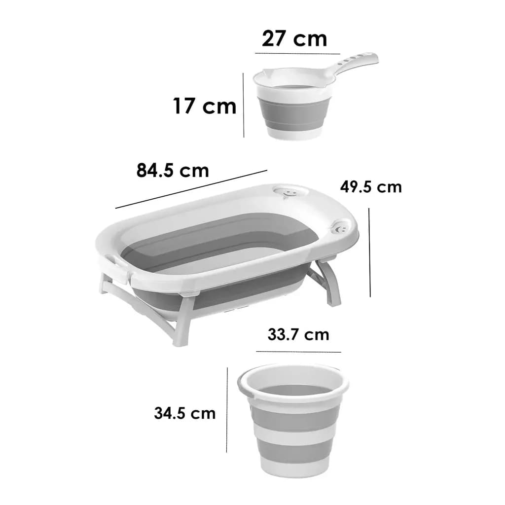سرویس 3تکه وان حمام تاشو آکاردئونی Bee Home — تصویر ۶