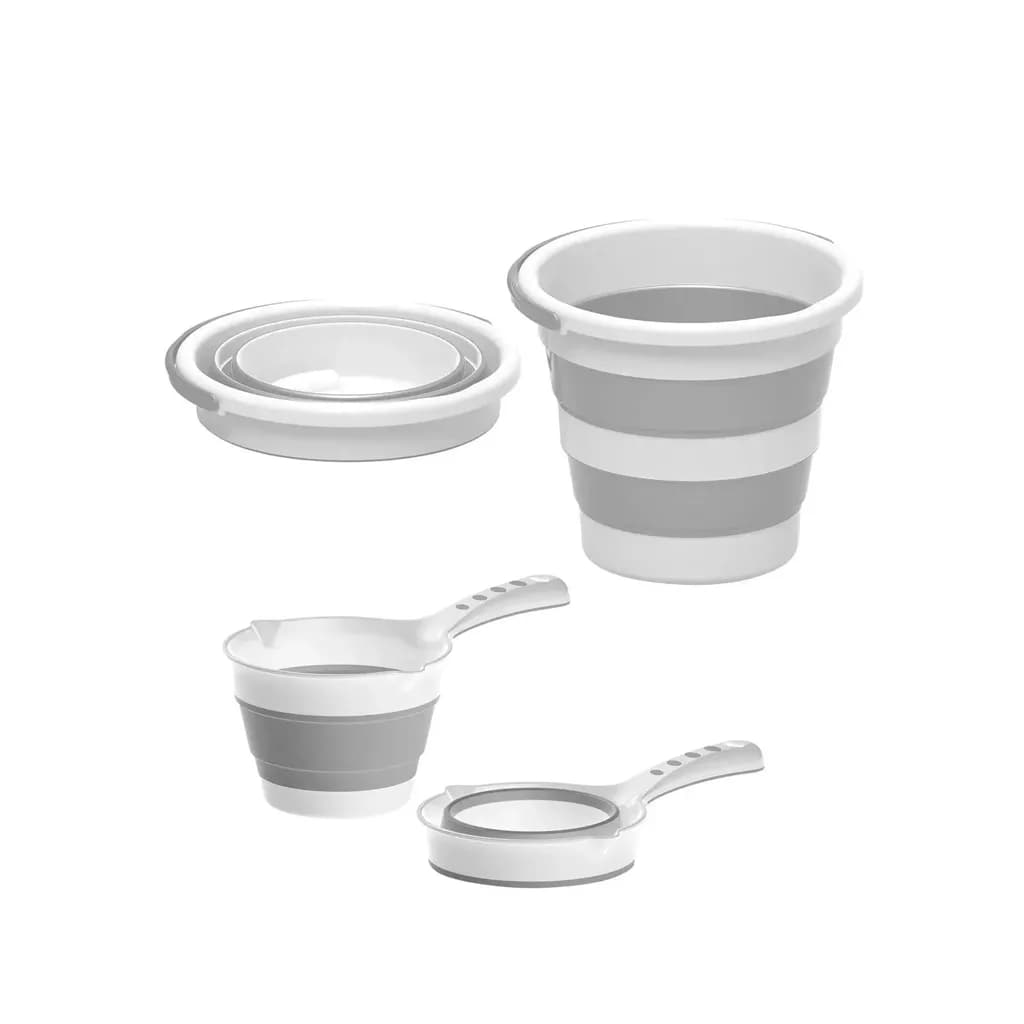 سرویس 3تکه وان حمام تاشو آکاردئونی Bee Home — تصویر ۷