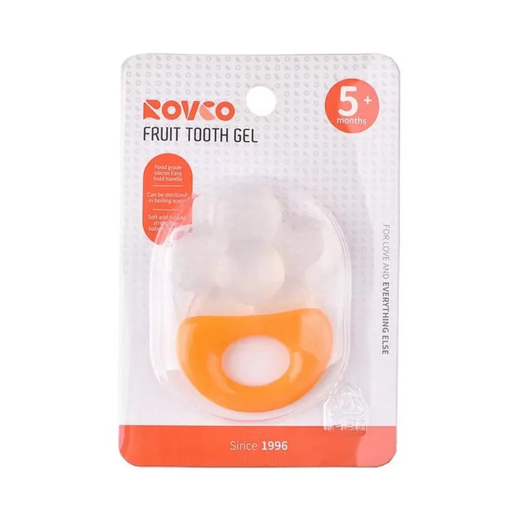 دندانگیر دسته دار سر سیلیکونی طرح گل 5+ماه رووکو Rovco