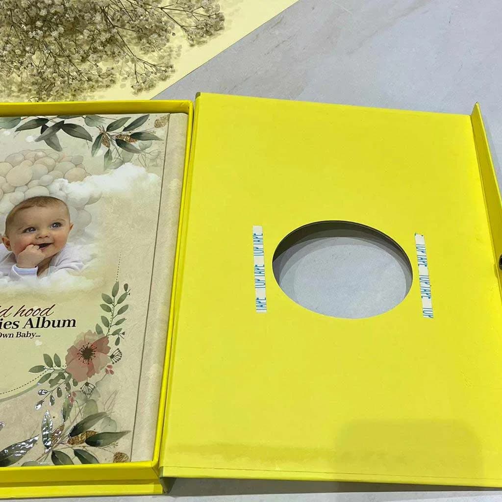 آلبوم خاطرات کودک و نوزاد 46برگی جعبه دار طرح ChildHood — تصویر ۲