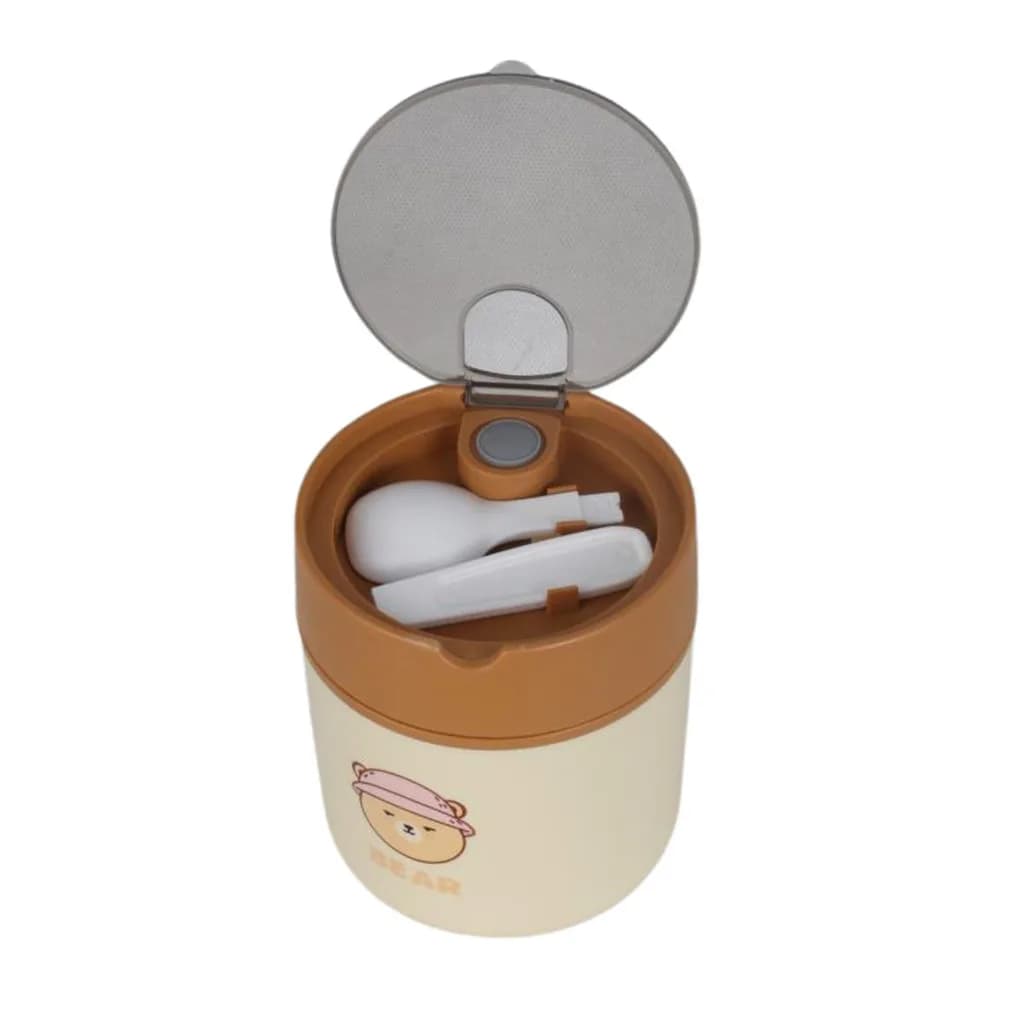 فلاسک غذا استیل طرح خرس Bear Soup Cup — تصویر ۴