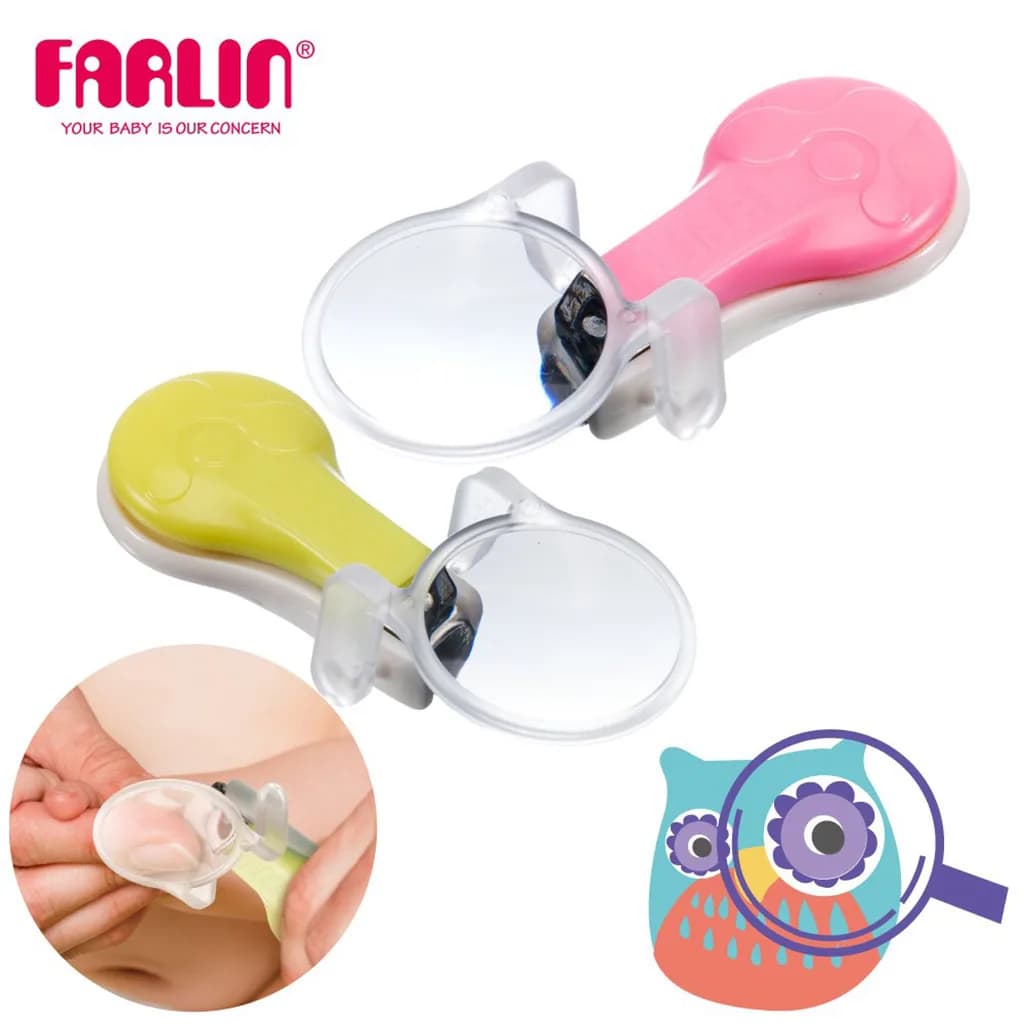 ناخنگیر فارلین Deluxe Nail Clipper With Magnifier ذره بین دار بدنه سفید Farlin — تصویر ۸
