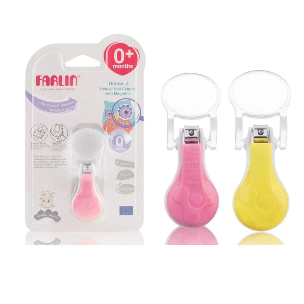 ناخنگیر فارلین Deluxe Nail Clipper With Magnifier ذره بین دار بدنه سفید Farlin — تصویر ۶