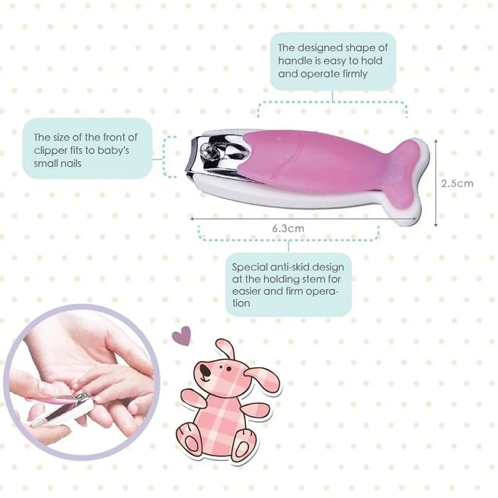 ناخنگیر فارلین Fish Shape Nail Clipper طرح ماهی بدنه سفید Farlin — تصویر ۶