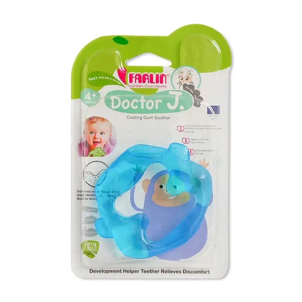 دندانگیر فارلین طبی Doctor J Cooling Gum Soother میمون گوریل Farlin — تصویر ۲