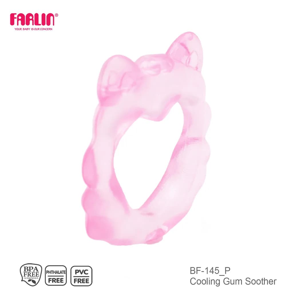 دندانگیر فارلین طبی Doctor J Cooling Gum Soother دایناسور گربه Farlin — تصویر ۳