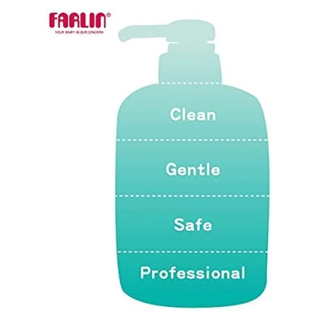 مایع استریل شیشه شیر فارلین 750ml پمپی Farlin — تصویر ۶